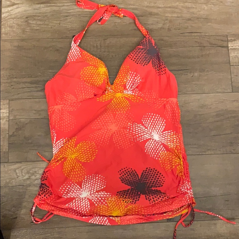 Bathing suit top orange